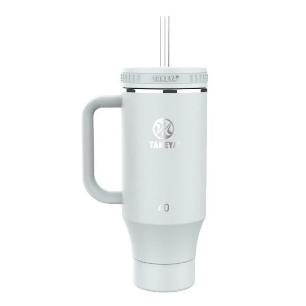 BOTELLA TAKEYA TUMBLER 1,18L STRAW CON MANGO