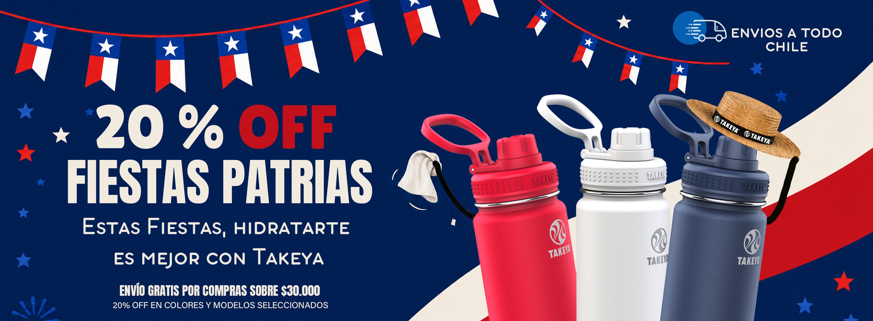 Botellas térmicas Takeya Chile - Personaliza tu botella con grabado