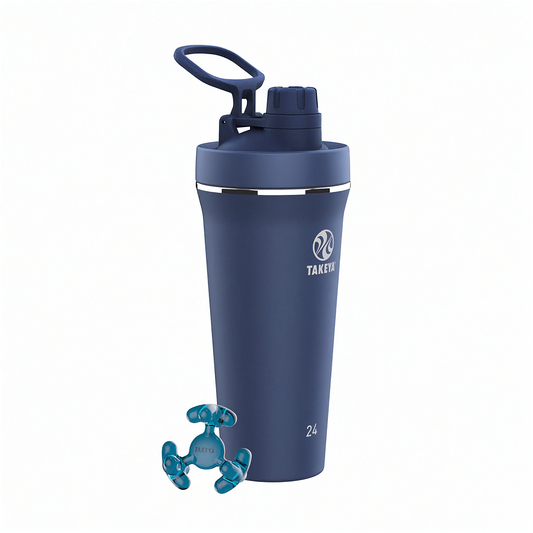 Protein Shaker térmica 700 ml color azul