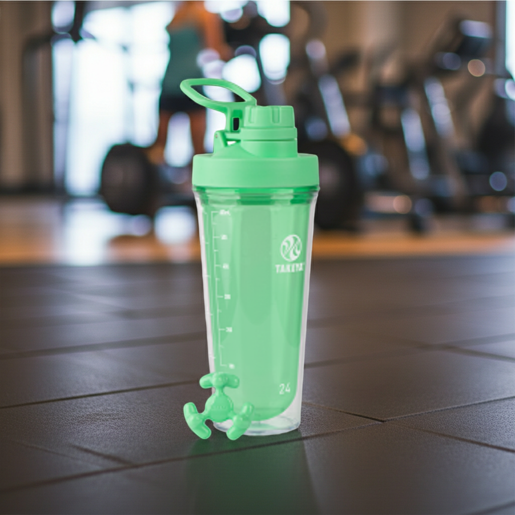 Botella Takeya Protein Shaker Tritan 709 ml Antigoteo